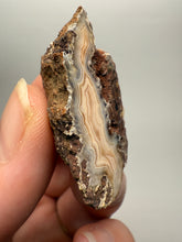 Load image into Gallery viewer, Polished Malawi Agate Half – High-Grade African Banded Agate Display Specimen