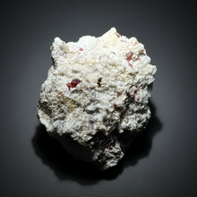 Load image into Gallery viewer, High-Grade Naturally Faceted Red Spessartine Garnet on Matrix — Skardu, Pakistan