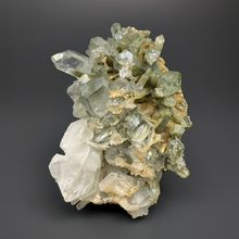 Load image into Gallery viewer, Chlorite-Included Quartz Cluster (Green Phantom Quartz) – Pakistan Mineral Specimen
