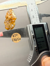 Load image into Gallery viewer, Hessonite Garnet Cluster on Matrix – Thumbnail Collector Specimen from Pakistan | High-Grade Orange-Red Garnet Crystals