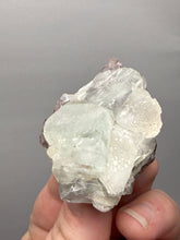Load image into Gallery viewer, Lustrous Apophyllite over Red Heulandite (Zeolite Pocket) — Deccan Traps, Maharashtra, India
