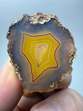 Load image into Gallery viewer, Polished Malawi Agate Half – High-Grade African Banded Agate Display Specimen