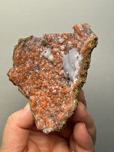 Load image into Gallery viewer, “Goblin Chalcedony” Pink & Orange Druzy Botryoidal Stalactites — Tichka Massif, High Atlas, Morocco