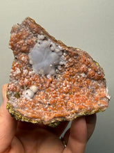 Load image into Gallery viewer, “Goblin Chalcedony” Pink & Orange Druzy Botryoidal Stalactites — Tichka Massif, High Atlas, Morocco