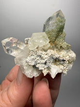 Load image into Gallery viewer, Chlorite-Included Quartz Cluster (Green Phantom Quartz) | Pakistan Mineral Specimen