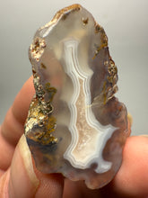 Load image into Gallery viewer, Polished Malawi Agate Half – High-Grade African Banded Agate Display Specimen