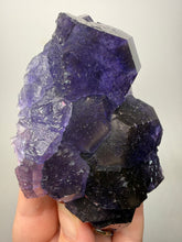 Load image into Gallery viewer, High-Grade “Tanzanite” Fluorite Cluster — Quan Zhou, Yongchun County, Fujian, China | Collector Mineral Specimen