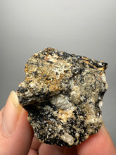 Load image into Gallery viewer, Naturally Faceted Zircon Crystal on Pegmatite–Biotite Matrix • Pakistan Mineral Specimen