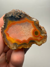 Load image into Gallery viewer, Polished Malawi Agate Half – High-Grade African Banded Agate Display Specimen