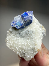 Load image into Gallery viewer, Afghan Lazurite W Afghanite Specimen | Deep Blue Lapis-Grade Crystal on Matrix | Collector Display Mineral