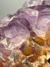 Load image into Gallery viewer, Premium Hematite-Phantom Deep Magenta Ametrine Cluster | Deccan Traps, India | Collector Mineral Specimen