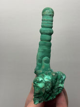 Load image into Gallery viewer, 5” High-Grade Malachite Stalactite “Cave” Formation | DR Congo | REPAIRED | Mineral Collector Specimen