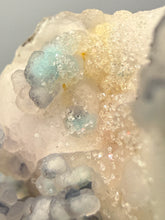 Load image into Gallery viewer, Blue-Green Chrysocolla in Botryoidal Chalcedony Cabinet Specimen | Indonesia