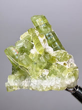 Load image into Gallery viewer, Lime Green Tourmaline on Matrix– Pegmatite Mineral Specimen from Pakistan