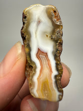 Load image into Gallery viewer, Polished Malawi Agate Half – African Banded Agate Display Specimen