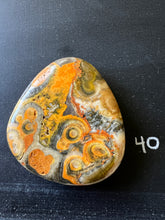 Load image into Gallery viewer, Bumblebee Jasper Agate Palm Stone from West Java, Indonesia • AAA High Grade
