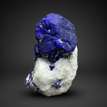 Load image into Gallery viewer, Afghan Lazurite Specimen | Deep Blue Lapis-Grade Crystal on Matrix | Collector Display Mineral