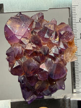 Load image into Gallery viewer, Premium Hematite-Phantom Deep Magenta Ametrine Cluster | Deccan Traps, India | Collector Mineral Specimen