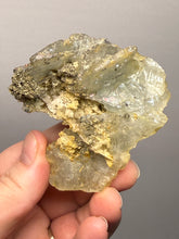 Load image into Gallery viewer, High-Grade Blue Barite with Iron Pyrite | Sidi Lahcen Mine, Nador, Morocco