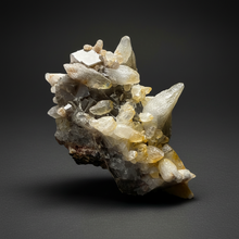 Load image into Gallery viewer, Isometric Fluorite & Scalenohedral Calcite Specimen | Pakistan Mineral Collector Display Piece