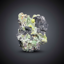 Load image into Gallery viewer, High-Grade Green Wavellite Collectors Specimen - Radiating Botryoidal Crystal Formation - Arkansas, USA