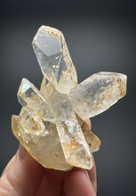 Load image into Gallery viewer, High Grade Golden Iron-Stained Himalayan Quartz Cluster | Rare Pakistan Mineral Specimen | Collector Display Crystal
