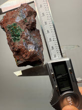 Load image into Gallery viewer, Brochantite Collector Mineral Specimen – Vivid Green Copper Crystals from Morocco