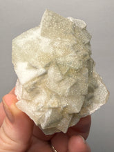 Load image into Gallery viewer, Rare Druzy Golden “Diamond” Calcite on Zeolite Matrix — Maharashtra, India | Collector Cabinet Specimen
