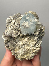 Load image into Gallery viewer, Premium Aquamarine with Mica on Matrix Collector Mineral Specimen – Nagar Valley, Pakistan