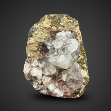 Load image into Gallery viewer, Lustrous Apophyllite over Red Heulandite (Zeolite Pocket) — Deccan Traps, Maharashtra, India