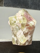 Load image into Gallery viewer, Raw Bi-Color Tourmaline Crystal Specimen | Ocean View Mine, Pala, California, USA