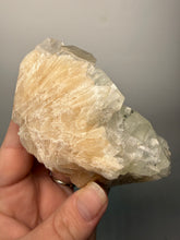 Load image into Gallery viewer, High-Grade Light Green Apophyllite on Pink Stilbite Zeolite | Indian Collector Mineral Specimen
