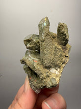 Load image into Gallery viewer, Chlorite-Included Quartz Cluster (Green Phantom Quartz) | Pakistan Mineral Specimen