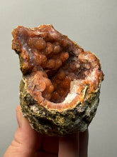 Load image into Gallery viewer, “Goblin Chalcedony” Pink & Orange Druzy Botryoidal Stalactites — Tichka Massif, High Atlas, Morocco