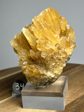 Load image into Gallery viewer, Glowing Flame Calcite Cluster from Maharashtra • High Grade