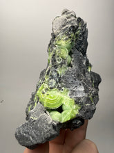 Load image into Gallery viewer, High-Grade Green Wavellite Collectors Specimen - Radiating Botryoidal Crystal Formation - Arkansas, USA