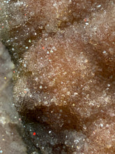 Load image into Gallery viewer, Natural Botryoidal Goethite on Druzy Amethyst Cluster | Collector Mineral Specimen | Morocco