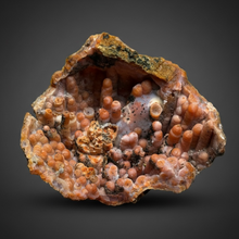 Load image into Gallery viewer, “Goblin Chalcedony” Pink & Orange Druzy Botryoidal Stalactites — Tichka Massif, High Atlas, Morocco