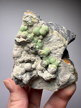 Load image into Gallery viewer, High-Grade Green Wavellite Collectors Specimen - Radiating Botryoidal Crystal Formation - Arkansas, USA
