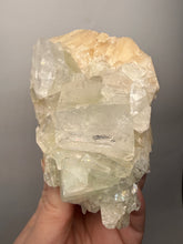 Load image into Gallery viewer, High-Grade Apophyllite on Pink Stilbite Zeolite | Indian Collector Mineral Specimen