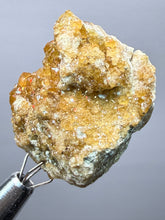 Load image into Gallery viewer, Hessonite Garnet Cluster on Matrix – Natural Collector Specimen from Pakistan | High-Grade Orange-Red Garnet Crystals