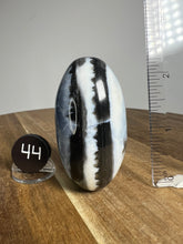 Load image into Gallery viewer, Lingam - Blue Opal with Chalcedony from India