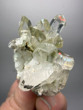 Load image into Gallery viewer, Chlorite-Included Faden Quartz Cluster (Green Phantom Quartz) | Pakistan Mineral Specimen