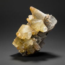 Load image into Gallery viewer, Isometric Fluorite & Scalenohedral Calcite Specimen | Pakistan Mineral Collector Display Piece