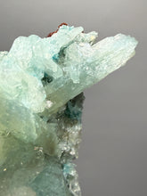 Load image into Gallery viewer, Luminous Mint Apophyllite with Glittering Druzy Sugar Quartz – India