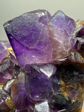 Load image into Gallery viewer, Premium Hematite-Phantom Deep Magenta Ametrine Cluster | Deccan Traps, India | Collector Mineral Specimen