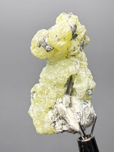 Load image into Gallery viewer, Vibrant Yellow Brucite Thumbnail Mineral Specimen | Collector Crystal from Killa Saifullah District in Balochistan Province, Pakistan