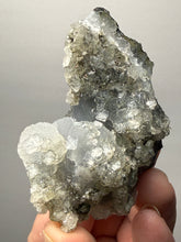 Load image into Gallery viewer, Druzy Chalcedony Stalactite with Druzy Clear Apophyllite | Maharashtra, India