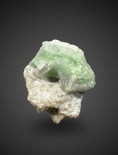 Load image into Gallery viewer, Mint Green Tourmaline on Matrix– Pegmatite Mineral Specimen from Pakistan
