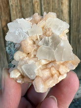 Load image into Gallery viewer, Storm Cloud Calcite on Orange Gemmy Heulandite Zeolite • Maharashtra, India